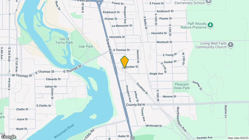 906 Prospect Ave Map and Location Details