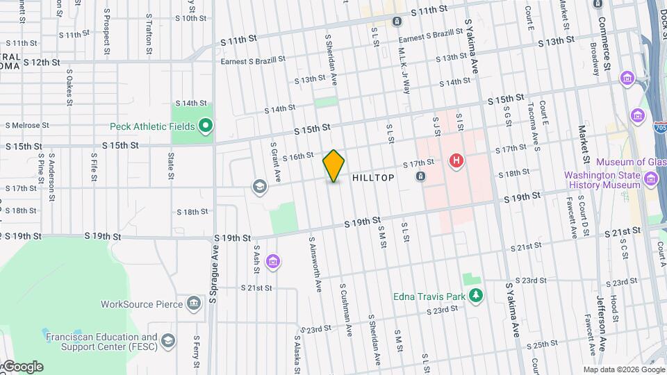 1711 S Cushman Ave Map and Location Details