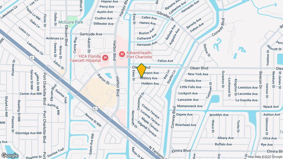 21455 Mallory Ave Map and Location Details