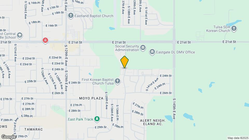 2338 S 137th E Ave Map and Location Details