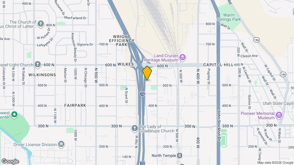 646 W 500 N Map and Location Details
