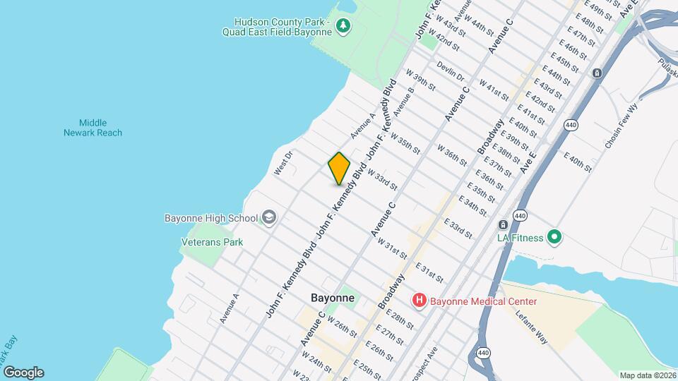 809 John F. Kennedy Blvd Mapa y Detalles de la Ubicación