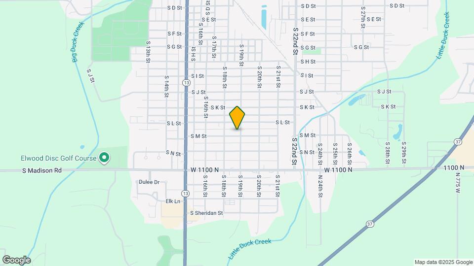 1820 S M St Map and Location Details