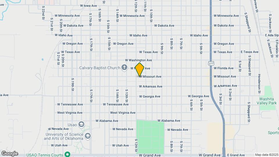 1123 W Missouri Ave Mapa y Detalles de la Ubicación