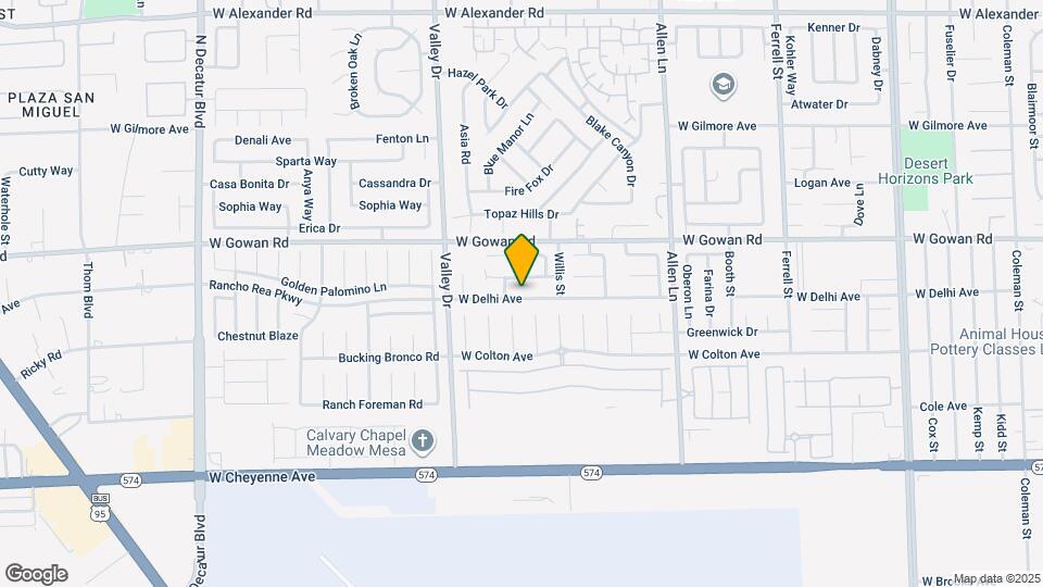 4032 W Delhi Ave Map and Location Details