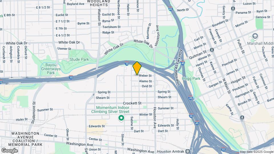 1705 Weber St Map and Location Details