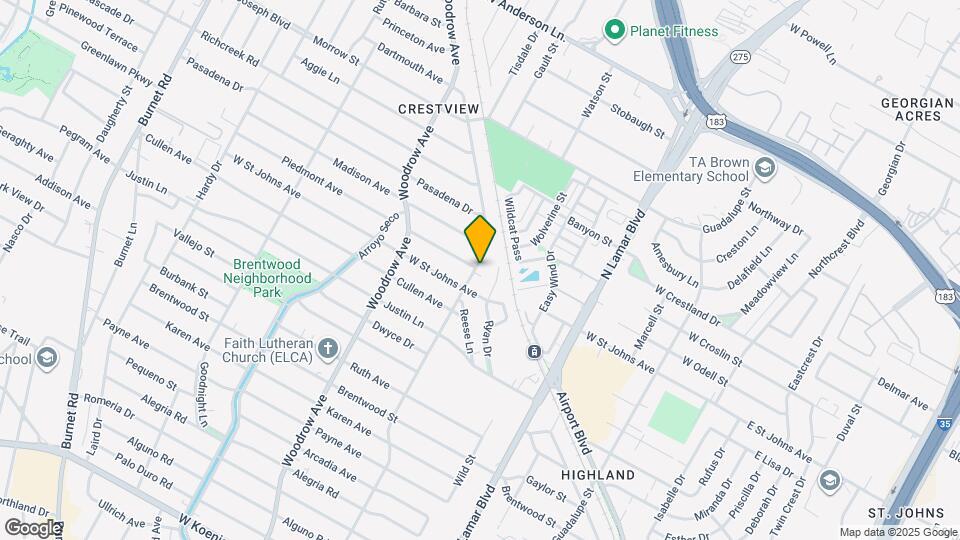 7111 Grover Ave Map and Location Details