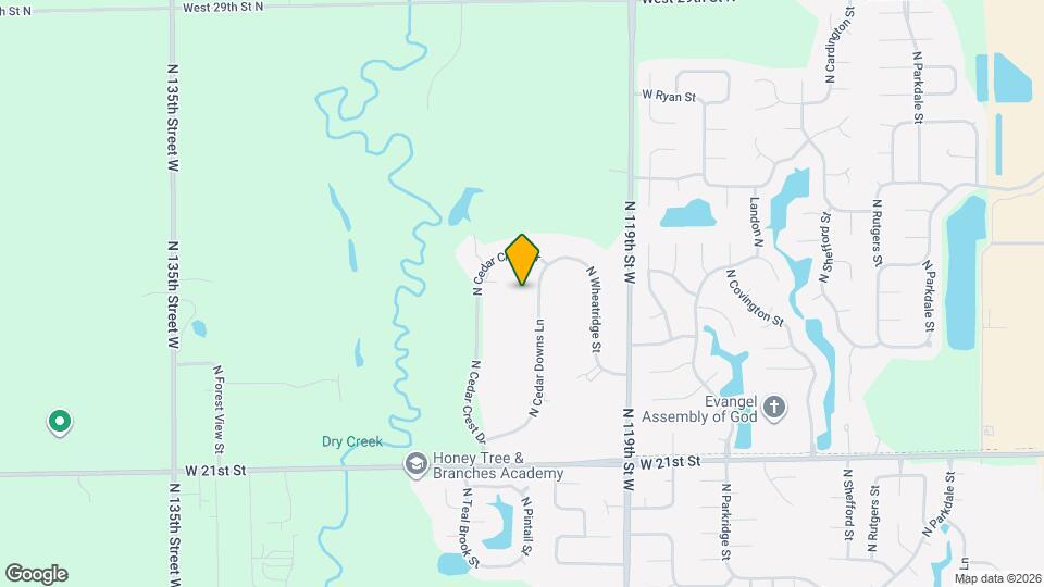 3225 N Cedar Downs Ln Map and Location Details