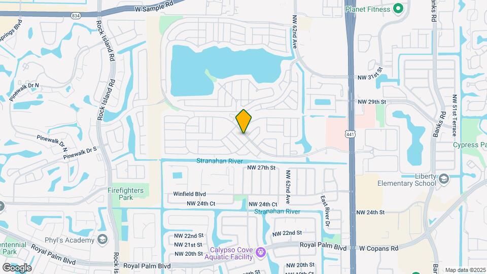 6414 Colonial Dr Map and Location Details