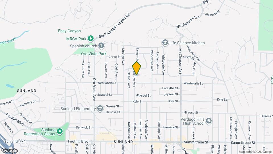 10920 Mather Ave Mapa y Detalles de la Ubicación