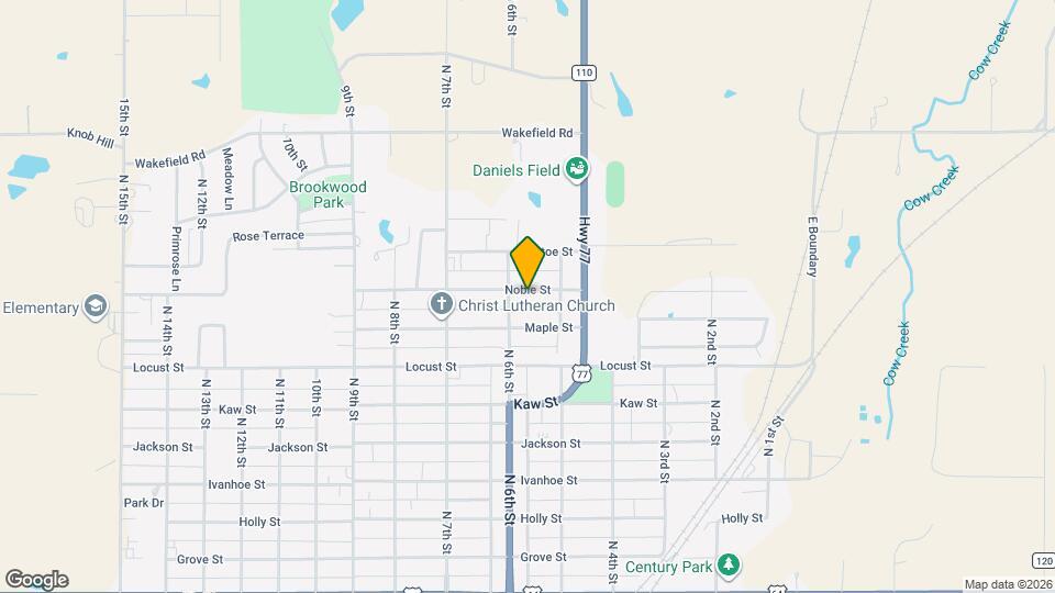 514 Noble St Map and Location Details