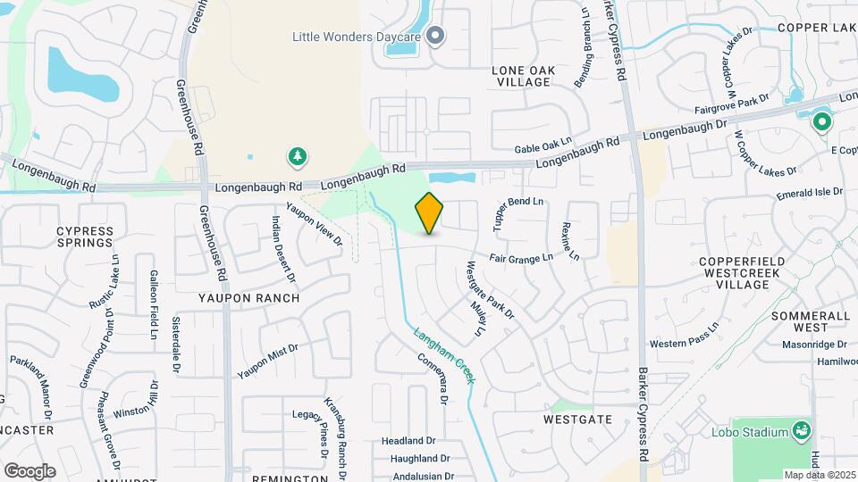 18502 Fair Grange Ln Map and Location Details