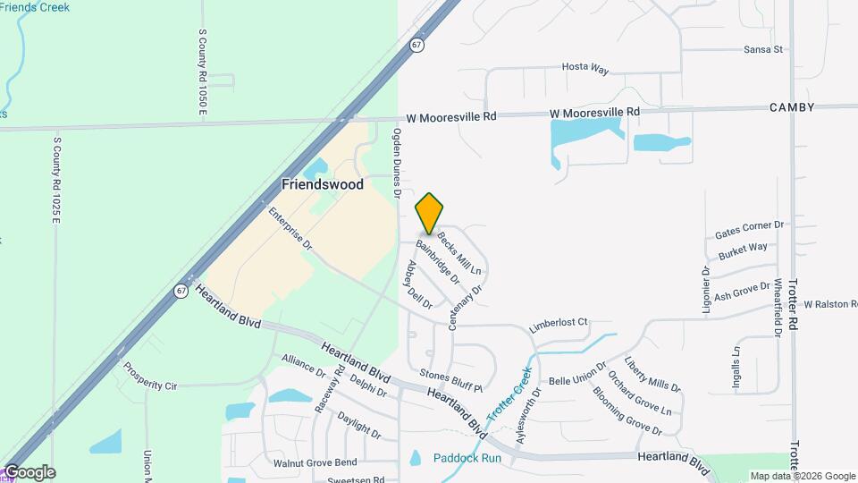 9244 Bainbridge Dr Mapa y Detalles de la Ubicación