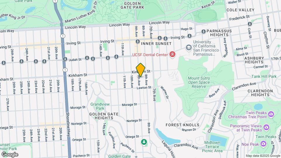 1550 9th Ave Mapa y Detalles de la Ubicación