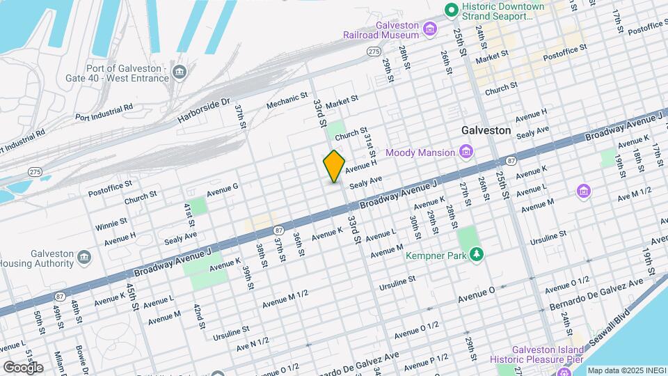 3312 Sealy Ave Map and Location Details