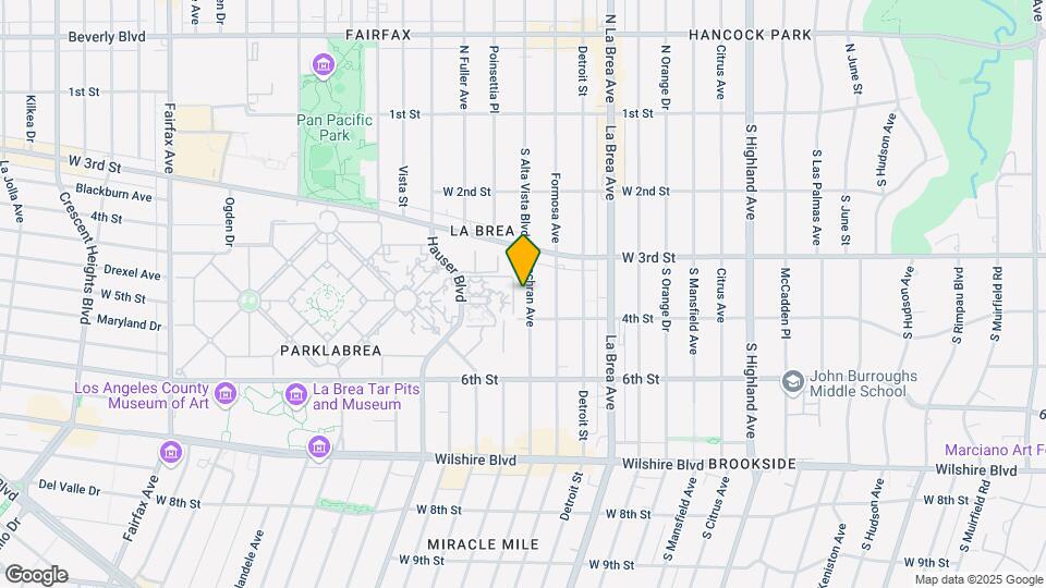 347 S Cochran Ave Mapa y Detalles de la Ubicación