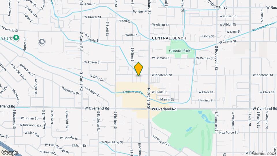 1222 S Security Ln Map and Location Details
