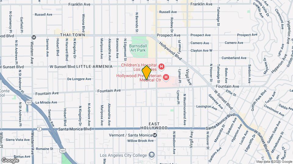 1325 N New Hampshire Ave Map and Location Details