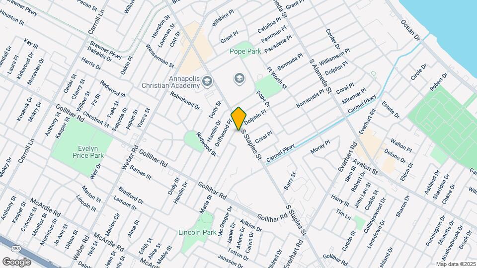 4210 Dolphin Pl Map and Location Details