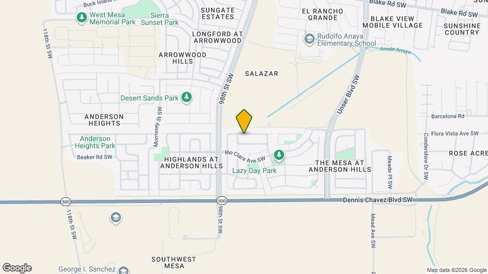 9316 Upper Meadow Ave SW Map and Location Details