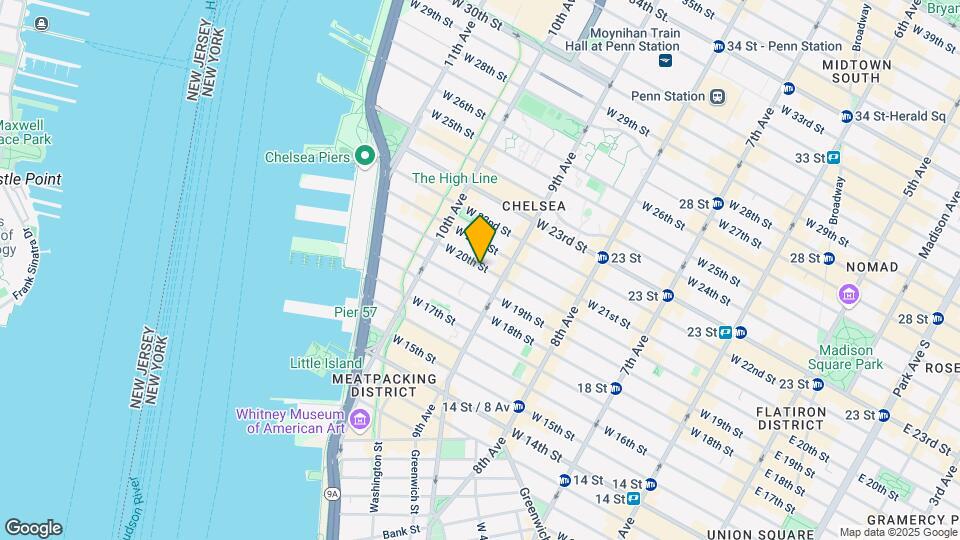 416 W 20th St Mapa y Detalles de la Ubicación