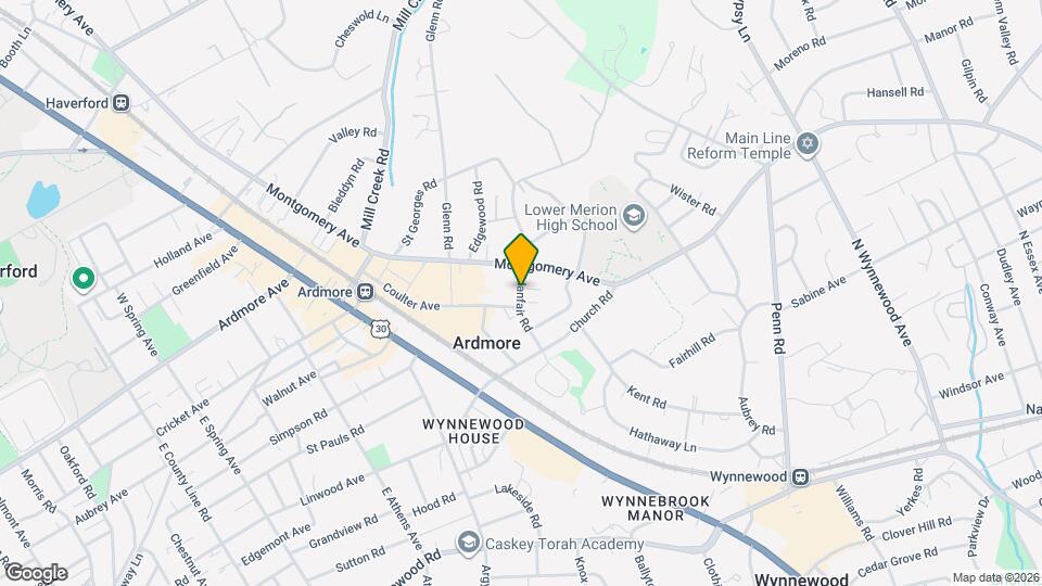 61 Llanfair Rd Map and Location Details