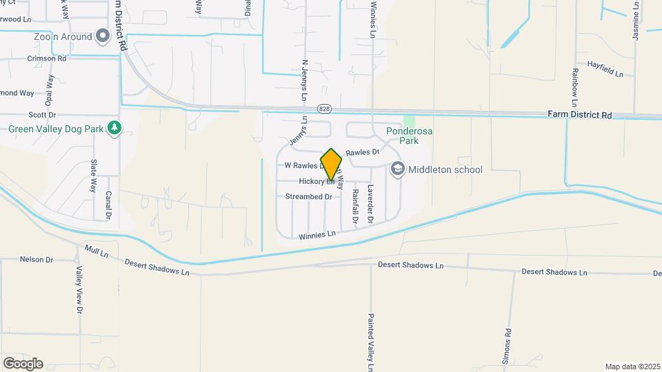 1817 Hickory Ln Map and Location Details