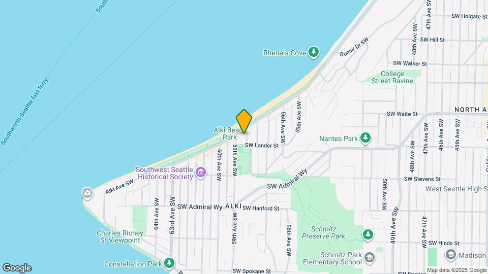 2613 Marine Ave SW Map and Location Details