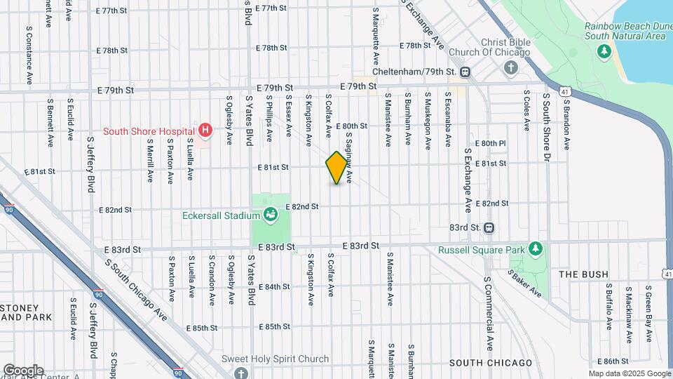8137-8139 S Colfax Ave Map and Location Details