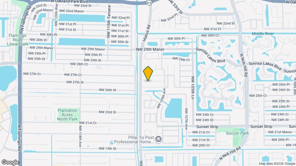 11100 NW 27th St Map and Location Details