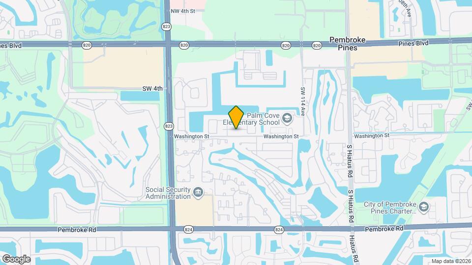 11854 SW 8th St Map and Location Details