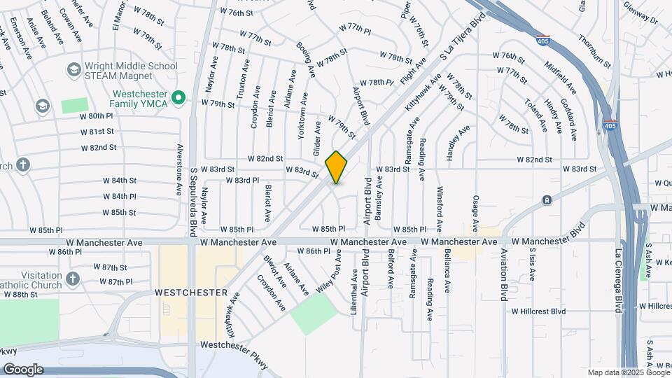 8356 Kittyhawk Ave Mapa y Detalles de la Ubicación