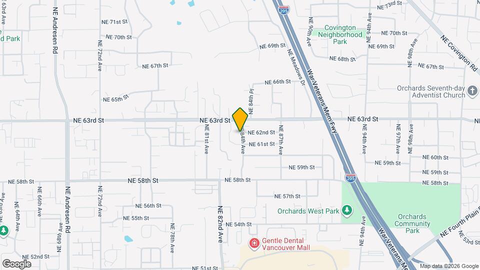 6108 NE 84th Ave Map and Location Details