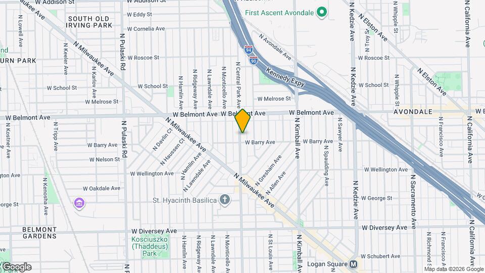 3111 N Central Park Ave Map and Location Details