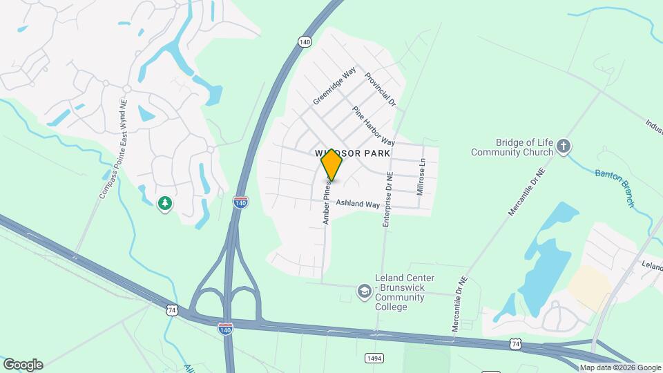 1168 Amber Pines Dr Mapa y Detalles de la Ubicación