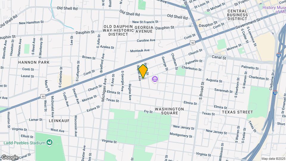 1159 Palmetto St Map and Location Details