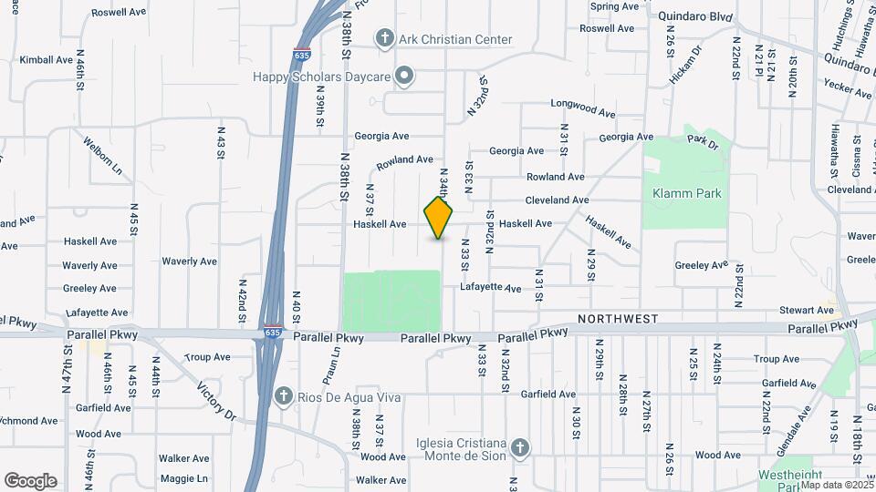 2220 N 34th St Map and Location Details