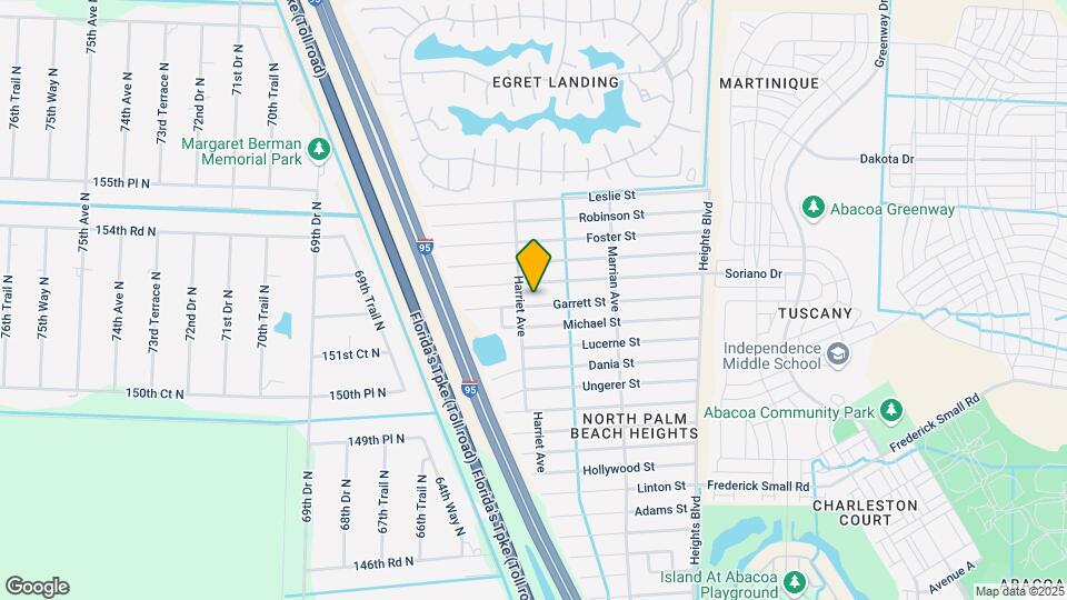 6395 Garrett St Map and Location Details