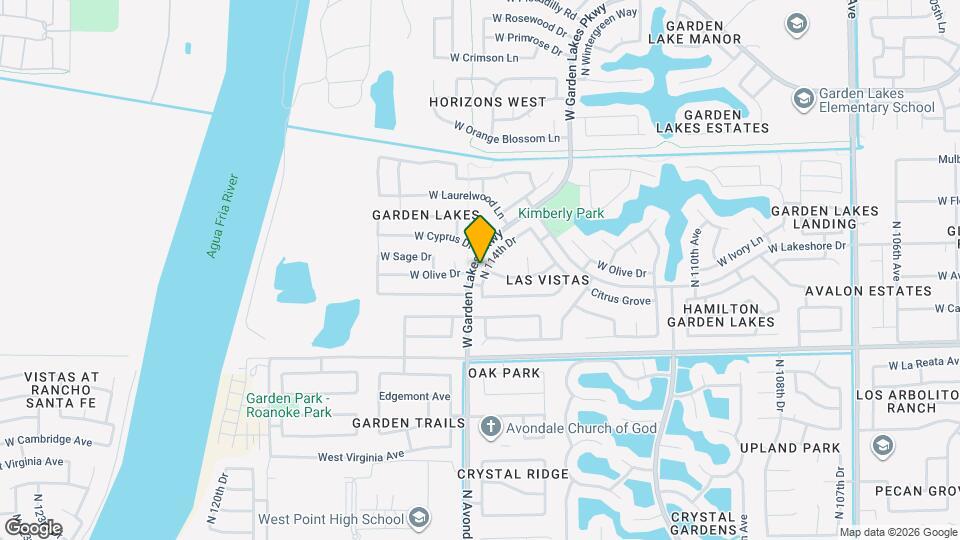 3110 N 114th Dr Map and Location Details