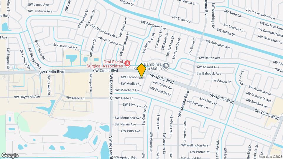 1516 SW Escobar Ln Map and Location Details