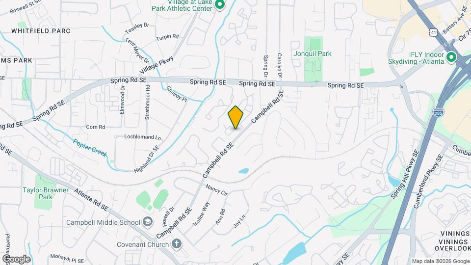 1702 Country Park Dr Mapa y Detalles de la Ubicación