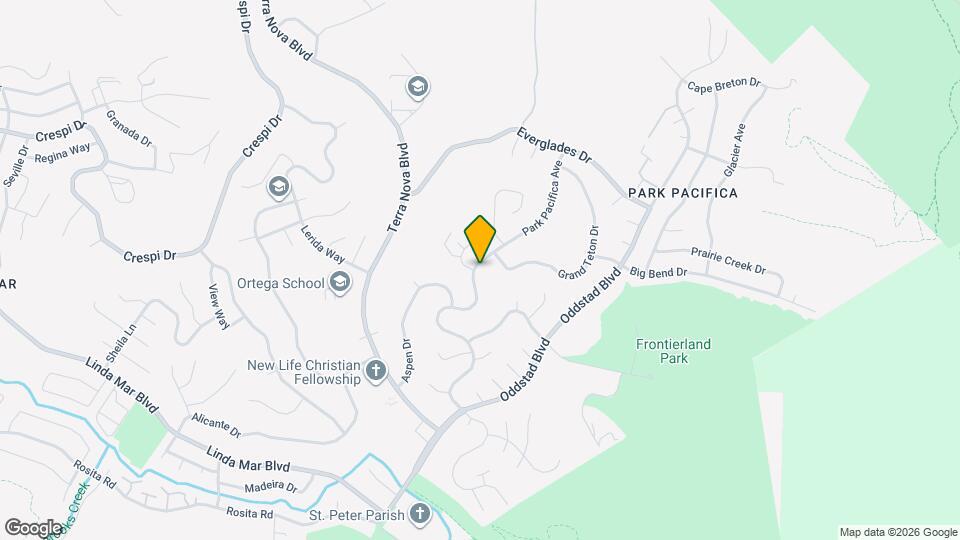 1172 Park Pacifica Ave Map and Location Details