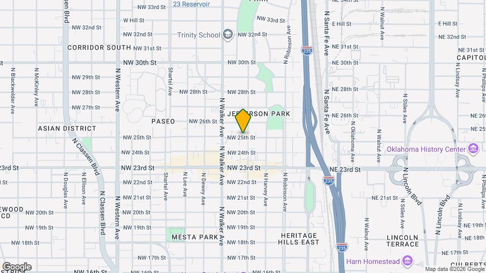 403 NW 25th St Map and Location Details