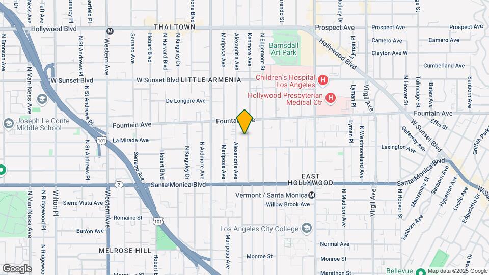 1223 N Kenmore Ave, Unit 1223 Map and Location Details