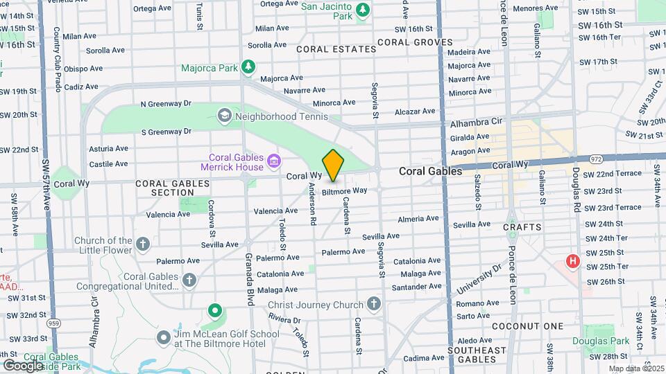 719 Biltmore Way Map and Location Details