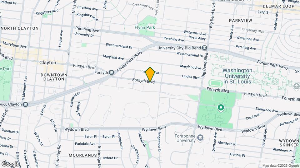 7230 Forsyth Blvd Map and Location Details