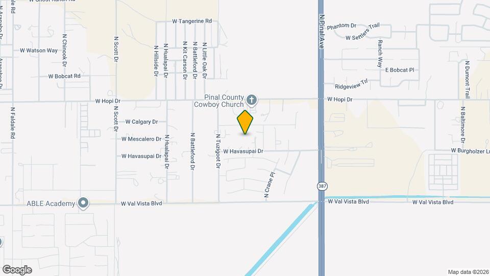 18230 W Havasupai Dr Map and Location Details