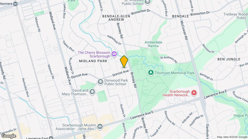 118 Dorcot Ave Map and Location Details