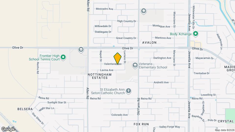12405 Valentano Ave Map and Location Details