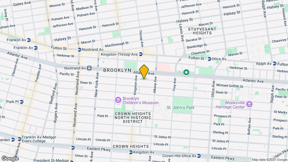 1492 Pacific St Map and Location Details